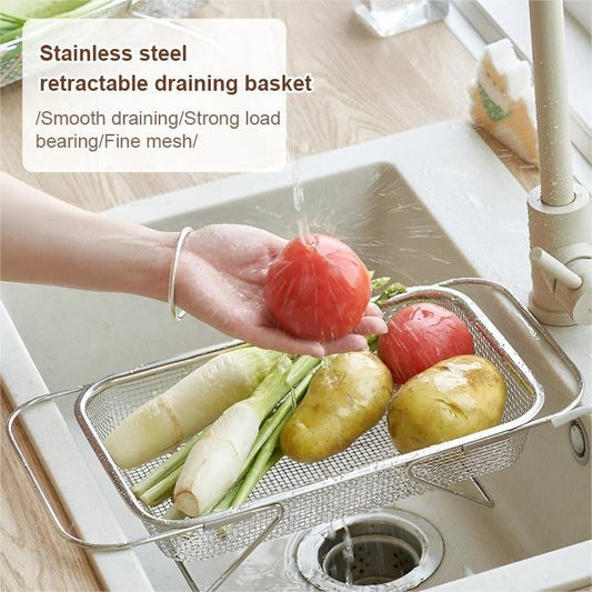⏰Expandable Over The Sink Dish Drying Rack